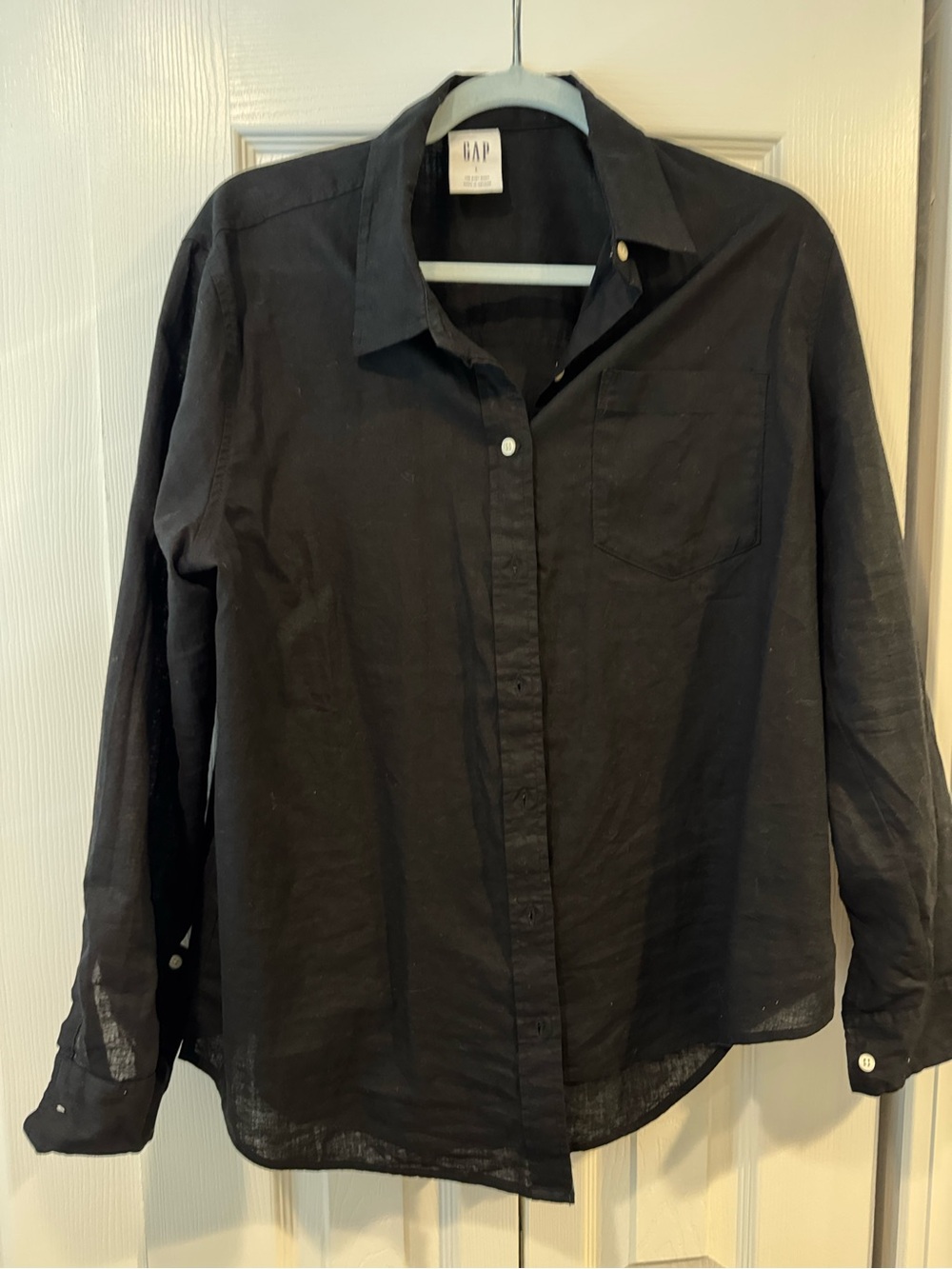 Women’s GAP Linen Blend Easy Shirt - Picture 2 of 4